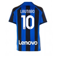 Inter Milan Lautaro Martinez #10 Fotballklær Hjemmedrakt 2022-23 Kortermet